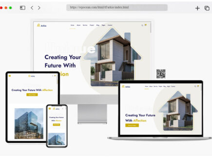 arkio architecture interior html template