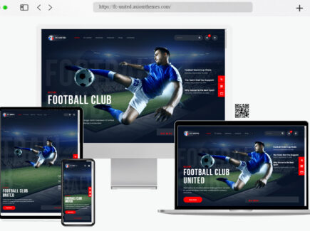 fc united football wordpress theme