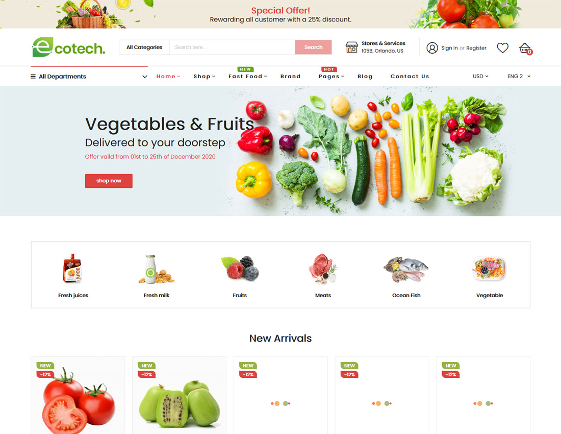 Food Drink Magento Themes