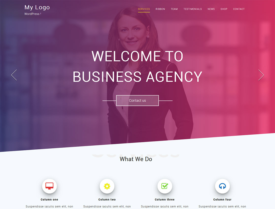 Free One Page WordPress Themes