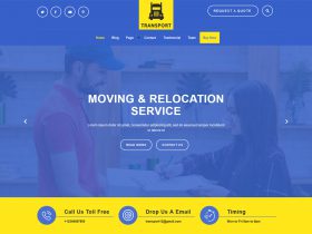 Free Transportation Logistics WordPress Themes