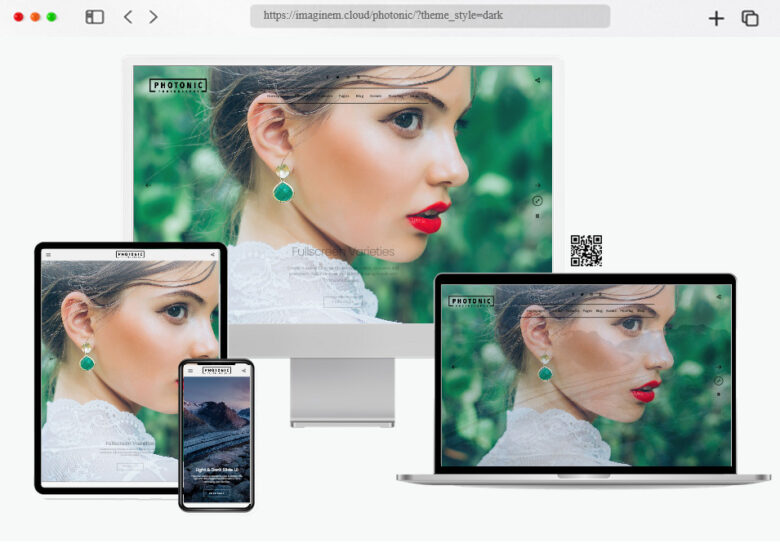 photonic fullscreen photography wordpress theme