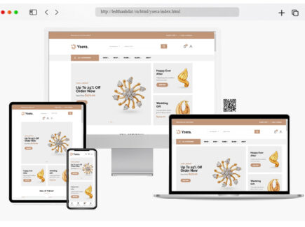 ysera jewelry shop html template