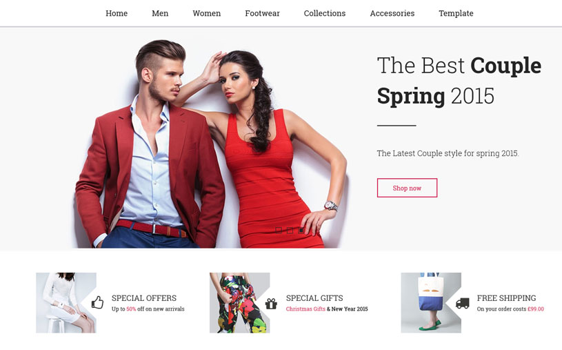 clothes fashion joomla templates